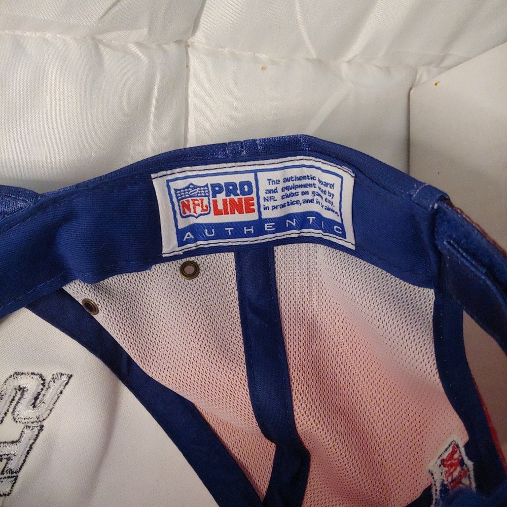 NY GIANTS PUMA NFL PRO LINE OMBRE LINE RED BLUE A - Picture 3 of 5